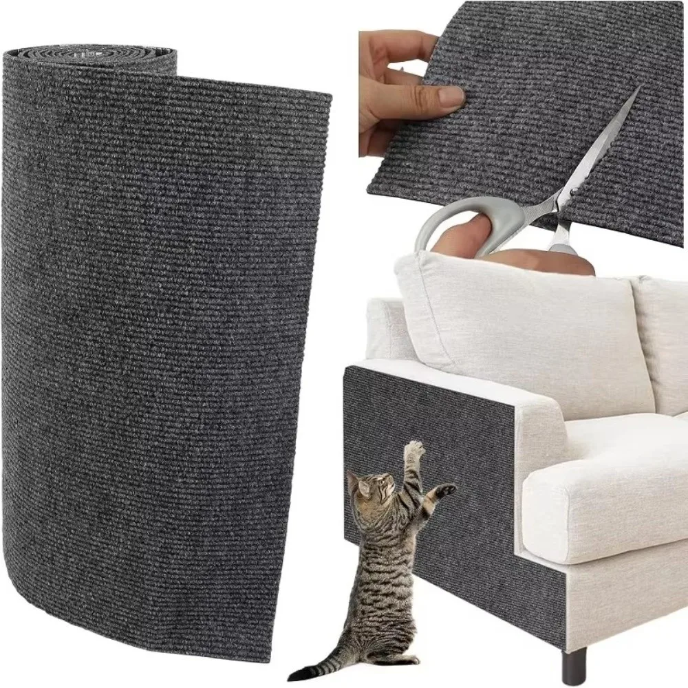

Self-adhesive Cat Scratching Mat Board Recyclable Claw Care Cat Scratching Board Sofa Furniture Protector 30/60/100cm