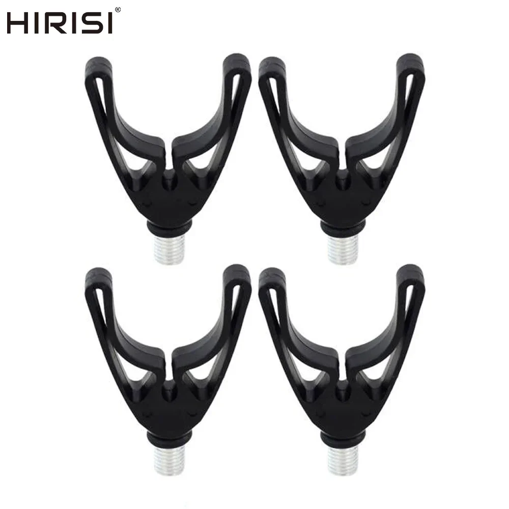 Hirisi 4 Pieces Carp Fishing Rod Rest Head For Fishing Bank Sticks Buzz Bar Tackle Tools