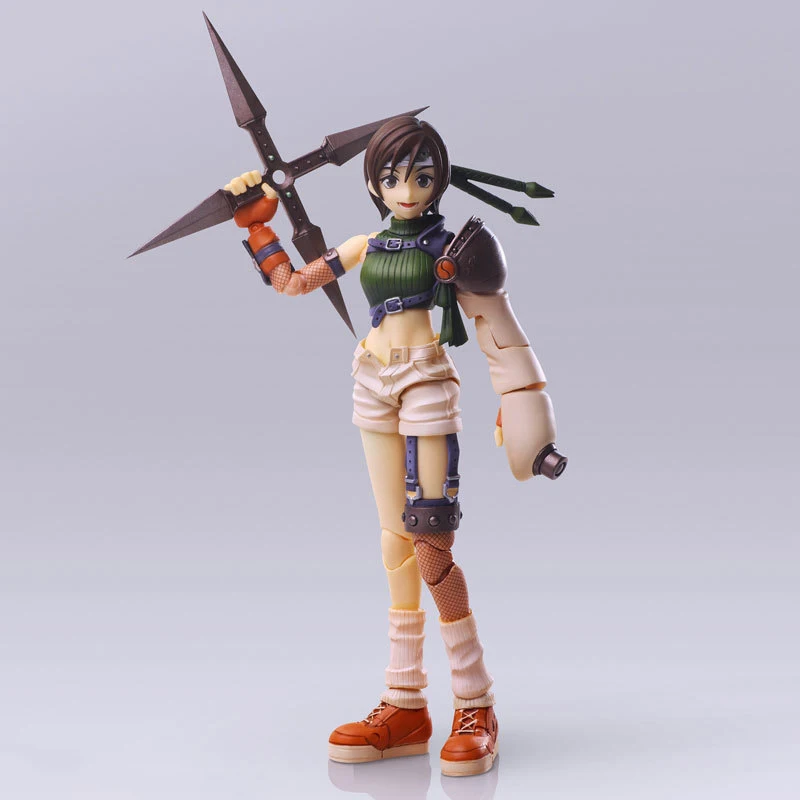 In Stock Genuine Original SQUARE ENIX Bring Arts Yuffie Kisaragi Final Fantasy VII Action Anime Figure Dolls Statuette Ornament