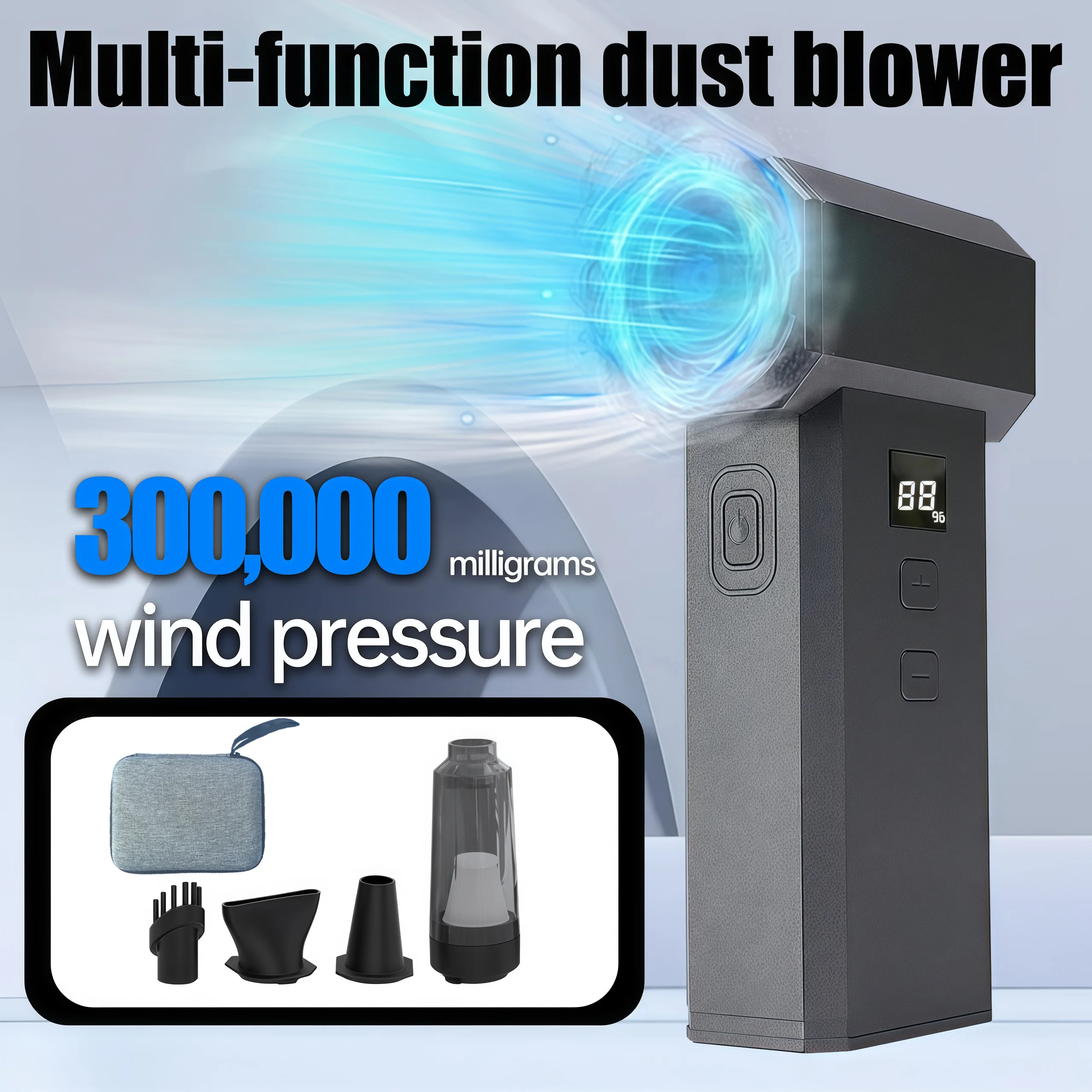 

Power Air Blower 300000RPM Handheld High-speed Turbofan Portable Mini Outdoor Wireless Dust Blowing Camping Artifact Violent Fan