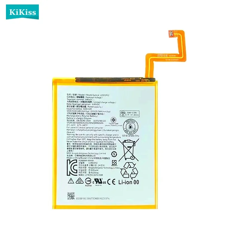L19D1P32 Tablet Battery For Lenovo Tab M10 Plus TB‑X606F TB‑X606M TB‑X606N M10 TB-X505X X505L X505F