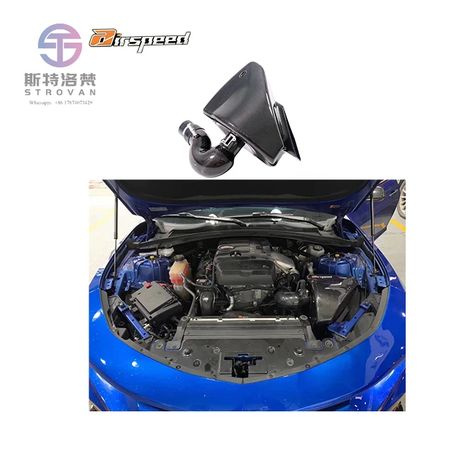

STLF Airspeed Brand Original Design Style 100% Dry Carbon Fiber Cold Air Intake System for Chevrolet Camaro 2.0T 2016-UP