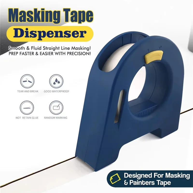 ABUH-Masking Tape Applicator - Home Renovation Assistant Tool Manual Tape Dispenser For Seam Filling And Adhesive Application