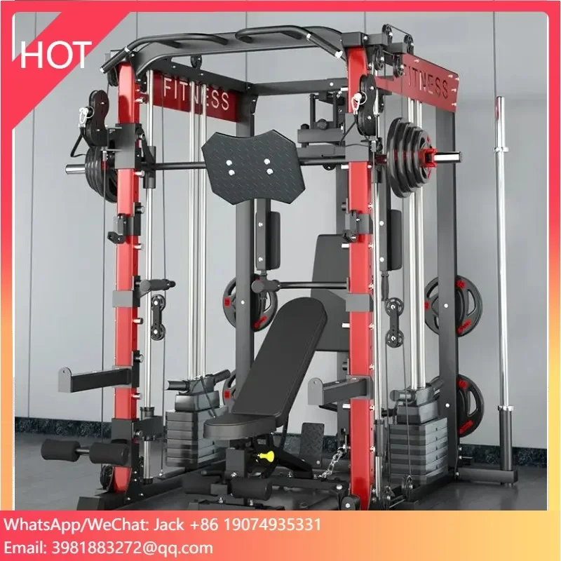 Comprehensive Strength Training Smith Machine Home Gym Commercial Use Bodybuilding Smith Machine Multi Functional