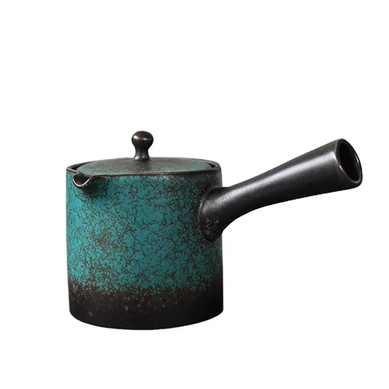 ceramic kyusu teapot green traditional chinese tea pot 200ml