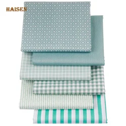 Cotton Twill Fabric Pea Green Geometry Printed Cloth DIY Quilting Sewing For Baby&Child Sheet Pillow Bedding Textile Material