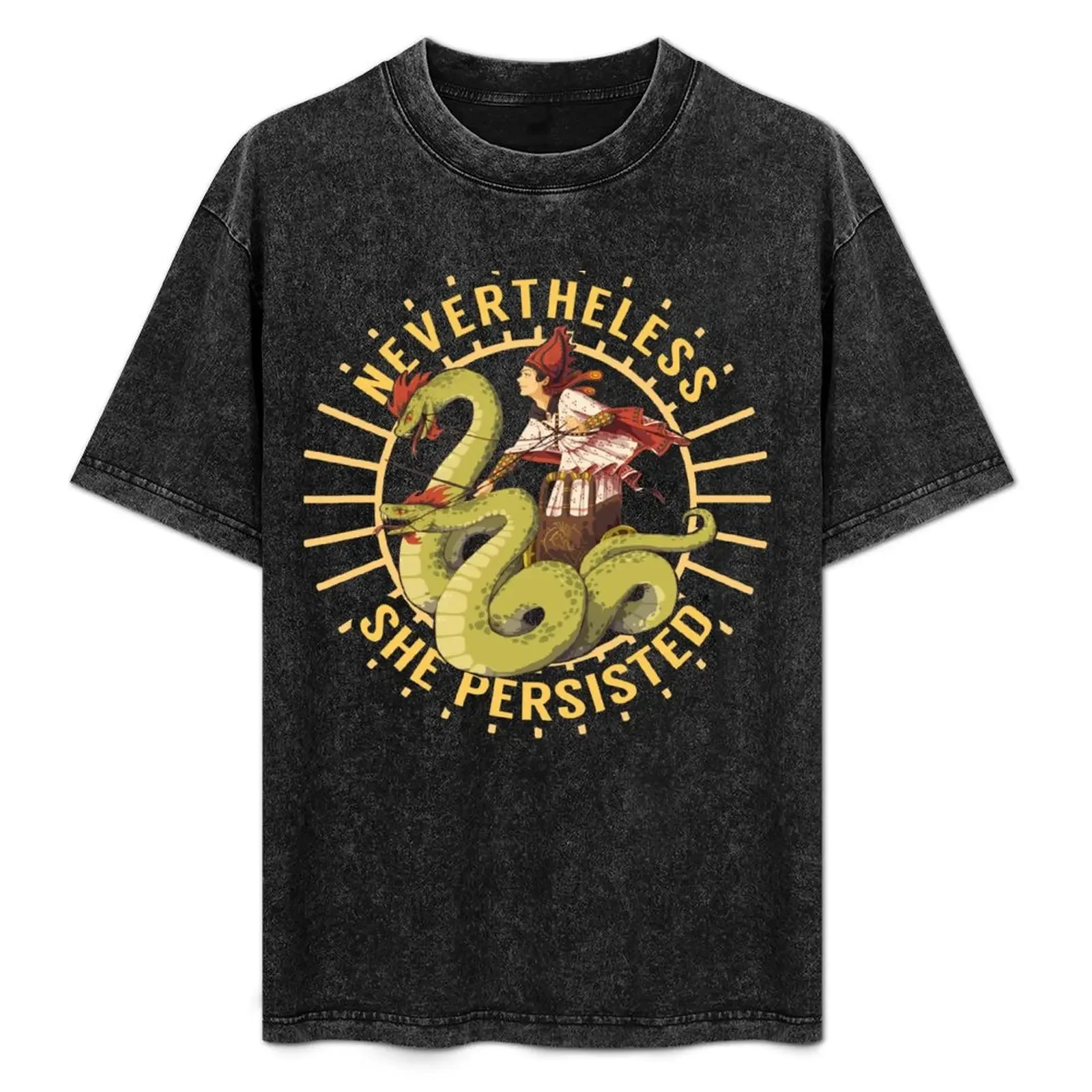 

Medea - Nevertheless She Persisted T-Shirt rapper graphic tees custom t shirt anime figures topping t shirts for men