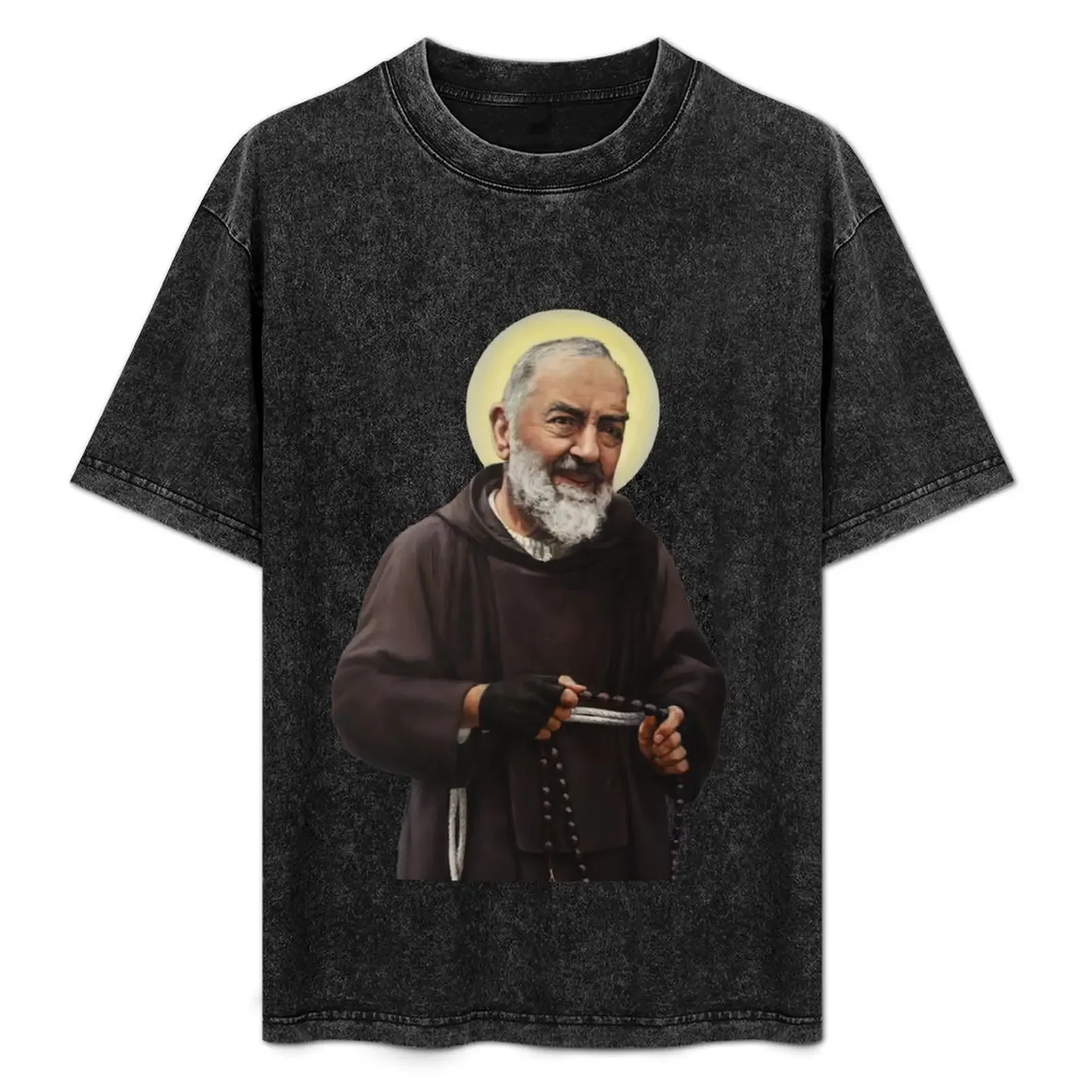 

Padre Pio (transparent background design) T-Shirt sublime tshirts personalised cute clothes cute tops men graphic t shirts