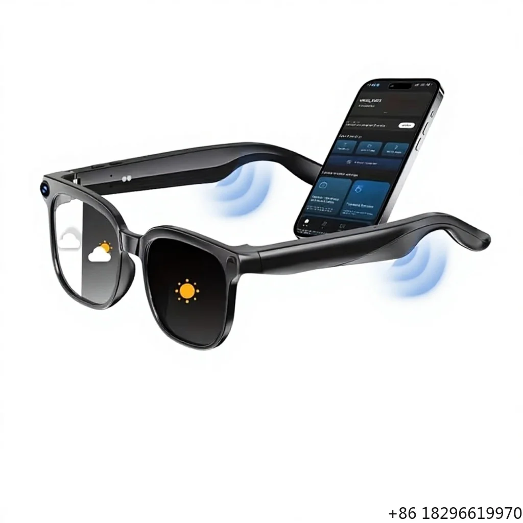 Multifunctional Smart Glasses Photo Video Recording Real Time Language Translation Business Meeting Wearable Eyewear