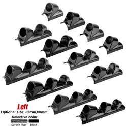 52/60mm Car Gauge Pod Holder Universal Most Car Black Single Double Trible Car Auto Modified Driver Left Hand Gauge Holder Pod