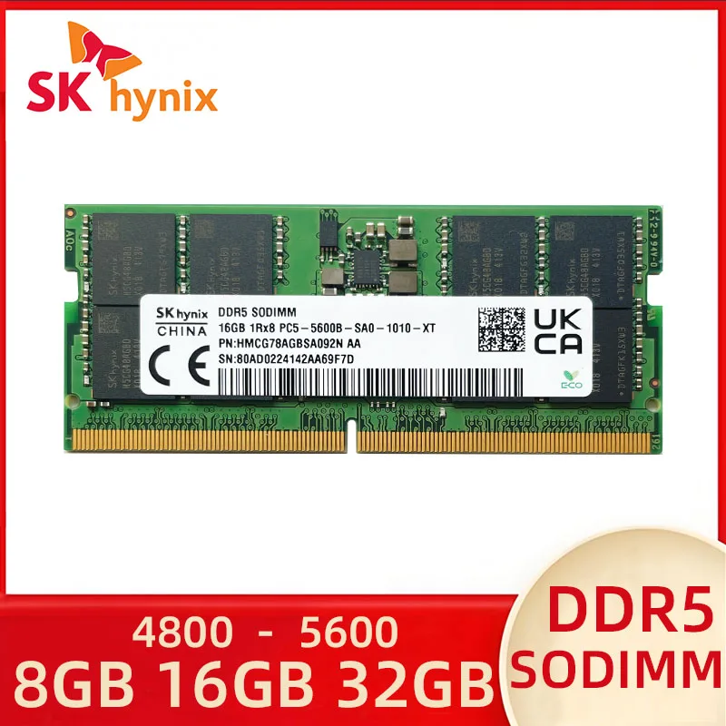 SK Hynix DDR5 16GB 5600MHz Laptop RAM