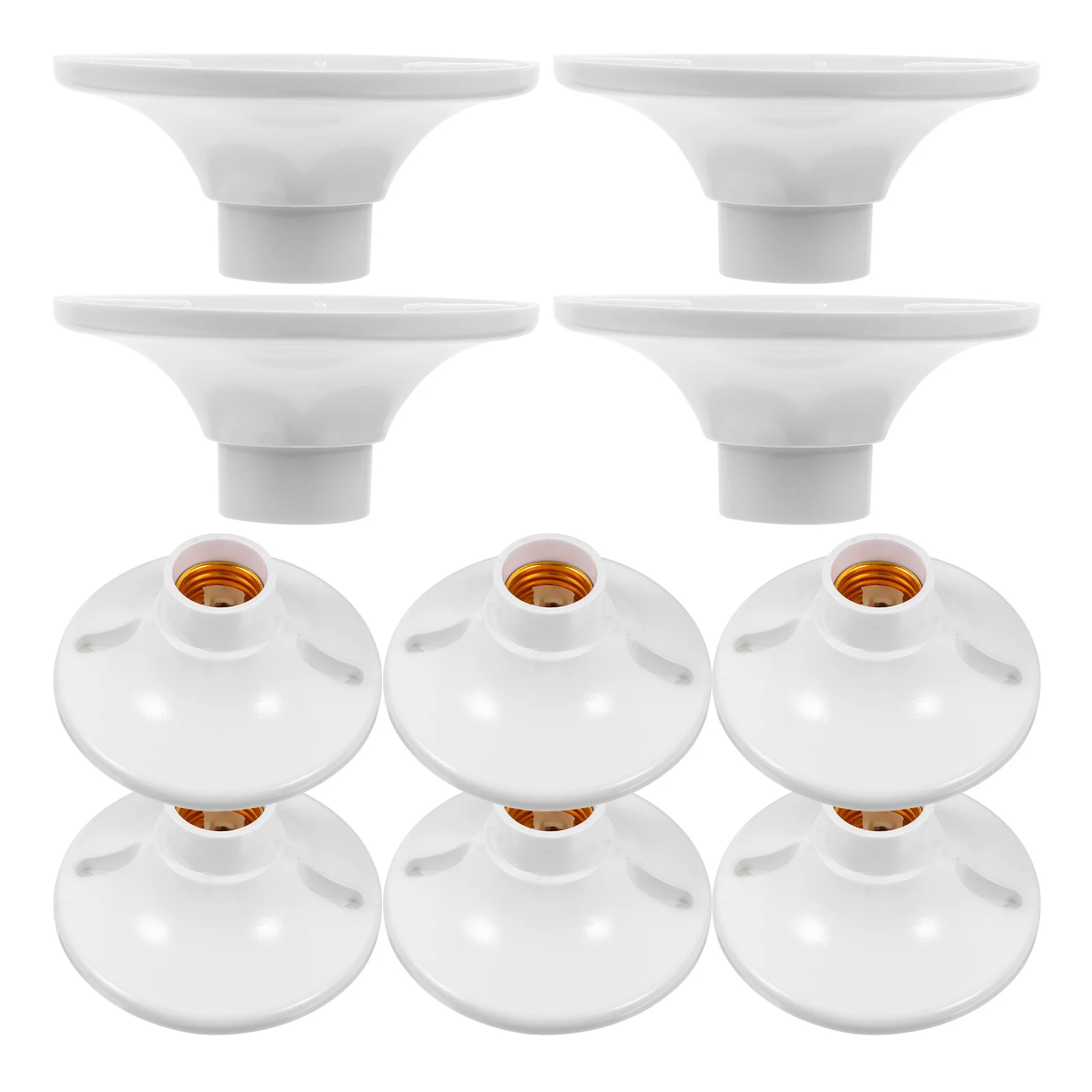 

10 шт. бакелитовый E27 потолочный светильник, держатель цоколя для лампы, прочный огнестойкий патрон для лампы, сменный держатель лампы