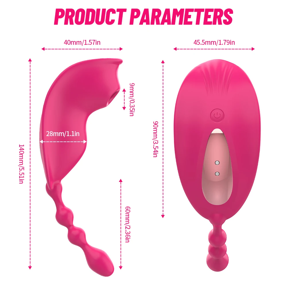 Bluetooth Sucking Vibrator APP Remote Control Butterfly Sucker Vagina Clitoris Stimulator Vibrating Dildo Sex Toys for Women