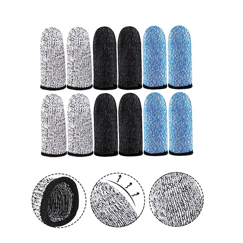 30pcs~10pcs Anti-Cut Finger Cots Thumb Protector Sleeve Cover Finger Peel Fingertip Gloves Picking Finger Cover Kitchen Tools