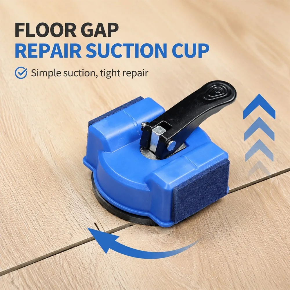 Portable Puller Mechanism Floor Gap Fixer Heavy Duty Adjustable Suction Cup Puller Gap Repair Tool Wood Flooring