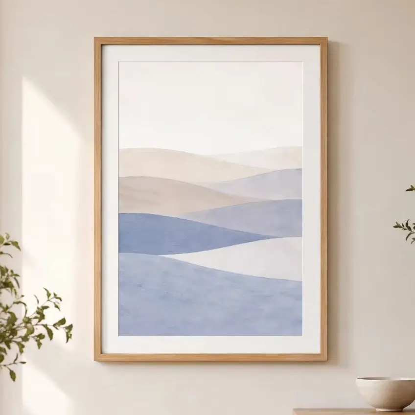 Canvas Wall Print,Modern Art Illustration,High‑Grade Home Decoration Artwork for Bedroom,Living Room,Office & Interior Space