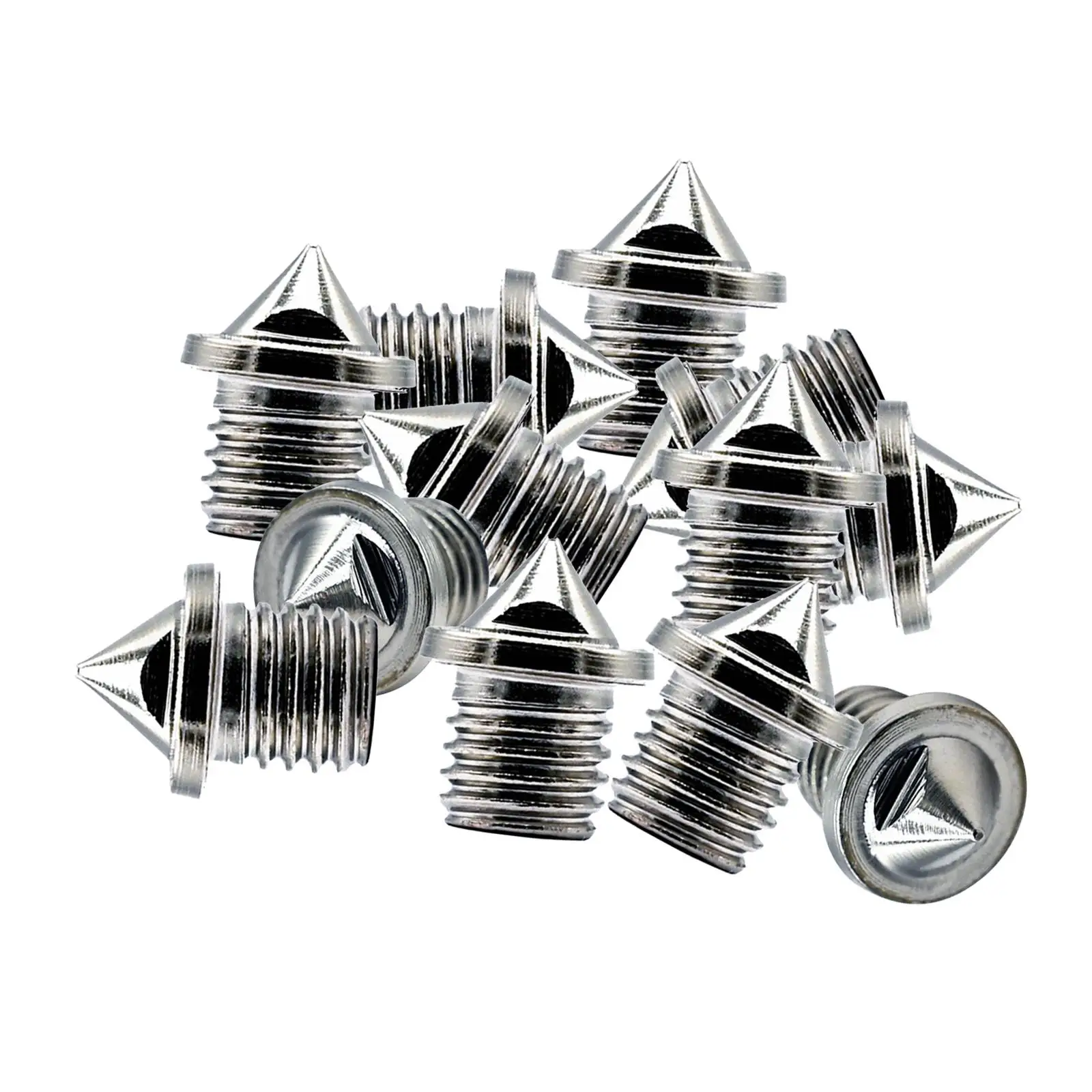12 Pieces Track Spikes, Replacement Outdoor Accessories for Track Shoes, Alloy Steel Spikes for Climbing, High Jump, Hiking