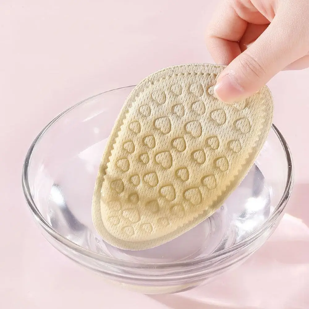 ソフト前足パッド快適な吸汗性ハーフインソール通気性滑り止め女性靴インソール靴インサート