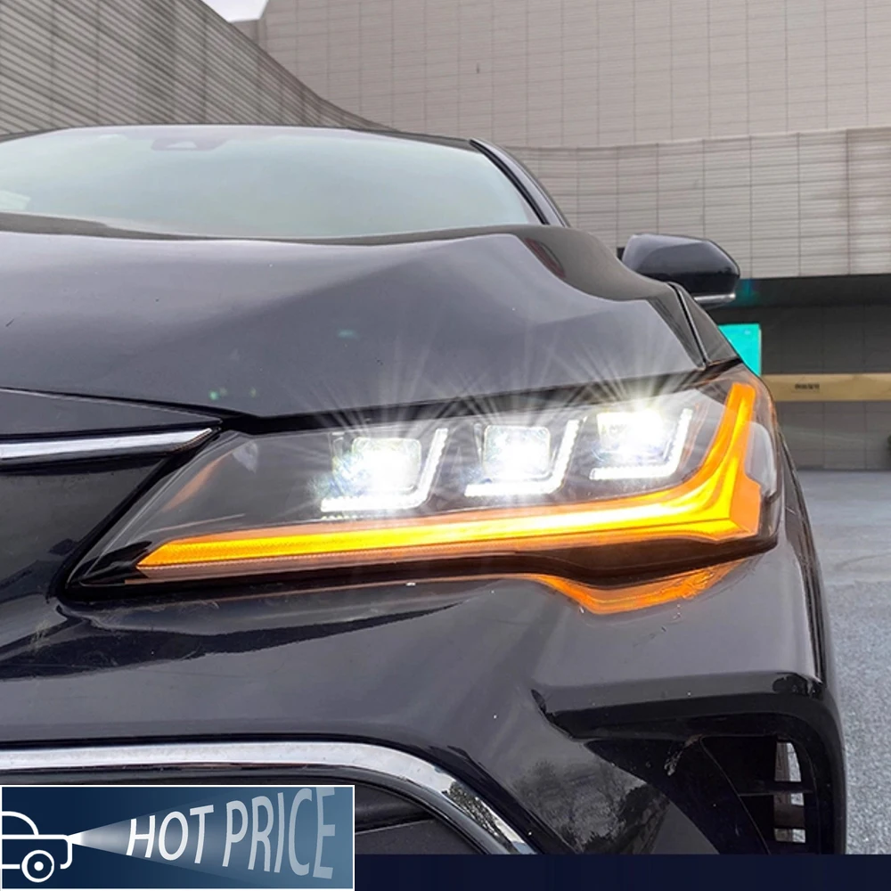 For Toyota Avalon 2019-2024 Auto Headlights Assembly Upgrade New Style LED Projector Lens Plug and Play Tools Accessories