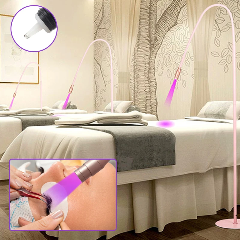 Jomay ensemble de colle UV colle d'extension de cils 1s séchage rapide UV 10W lampe Super forte faux cils adhésif outils de maquillage tampons UV noirs