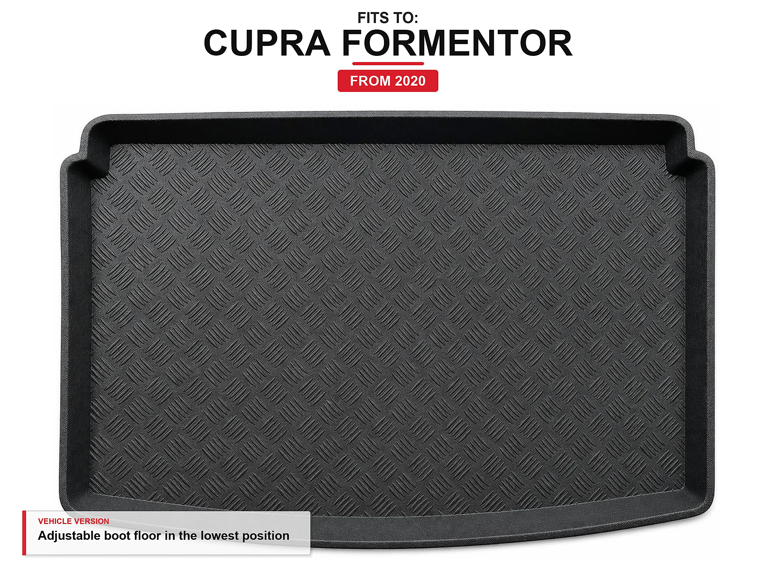 Image of Kofferraummatte mit Rand für: Cupra Formentor 2020-