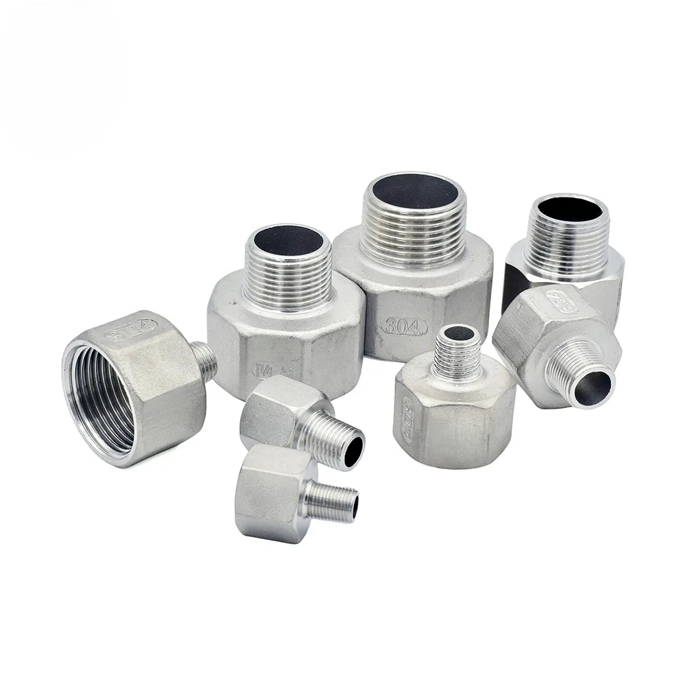 

Внутренний и внешний проходной переходник из нержавеющей стали 304, утолщенный манометр высокого давления, внутренний и внешний