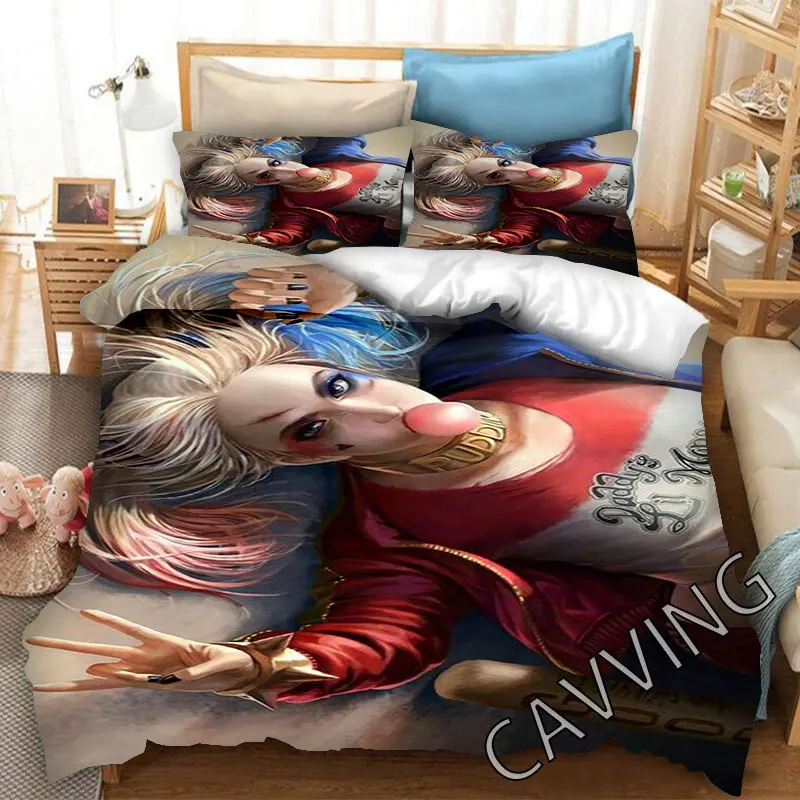 

JOKER 3D Printed Bedding Set Duvet Covers & Pillow Cases Comforter Quilt Cover (US/EU/AU Sizes) L02