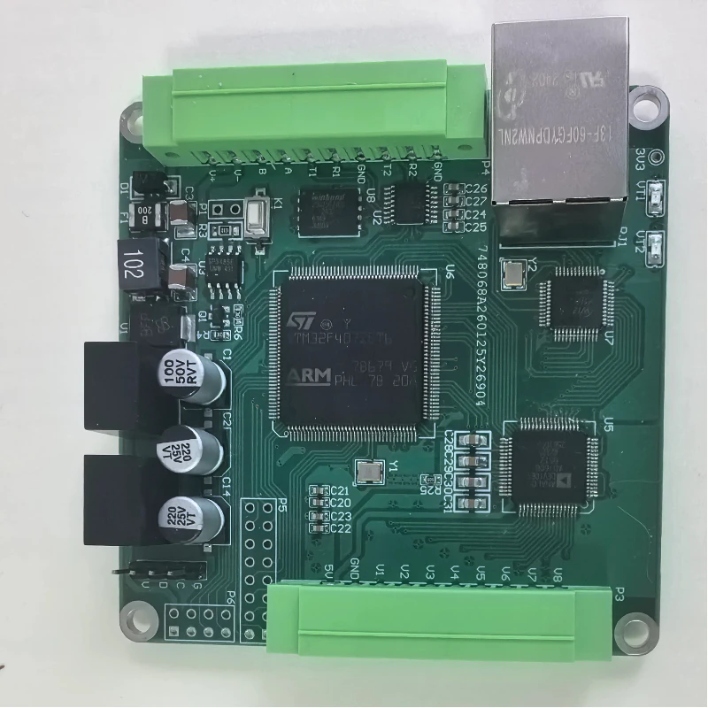STM32 Data Acquisition Board 8-channel 16 Bit AD7606 Ethernet W5100S Extended IO Industrial Grade