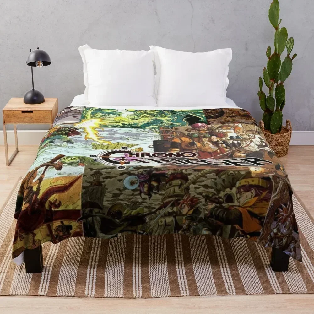 

Chrono Trigger Throw Blanket Spring Fall Cozy Throw Blanket for Couch
