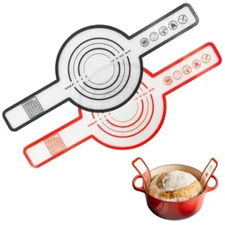 Silicone Baking Mat for Dutch Oven, Silicone Bread Sling with Long Handles Reusable Sourdough Bread Baking Supplies