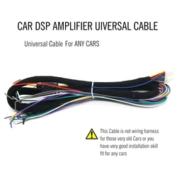 PUZU#0 Car DSP Amplifier Speaker Line Power Cable Universal Cable Fit for Any cars DIY Cable
