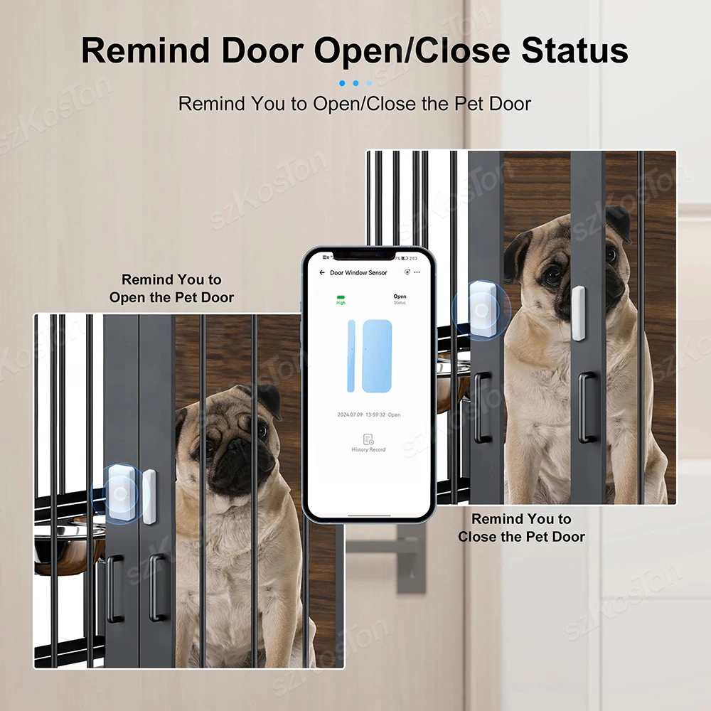 EWeLink App Zigbee Door Window Sensor Open Closed Detector Security Alarm Voice Control Support Zigbee 2mqtt Home Assistant