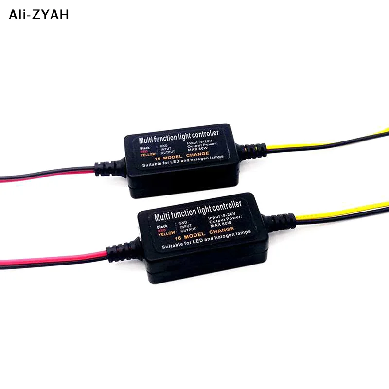1PCS DC9-26V 16 Modes Adjustable LED Brake Light Flasher Strobe Controller Module For Car Motorcycle Truck Flash Tail Stop Lamp