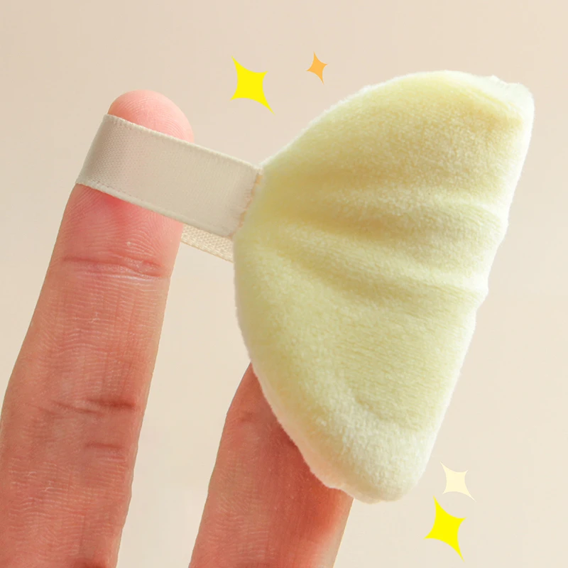 Profissional forma redonda portátil pó facial sopro, macio cosmético sopro, maquiagem fundação esponja, ferramenta de beleza, 1pc