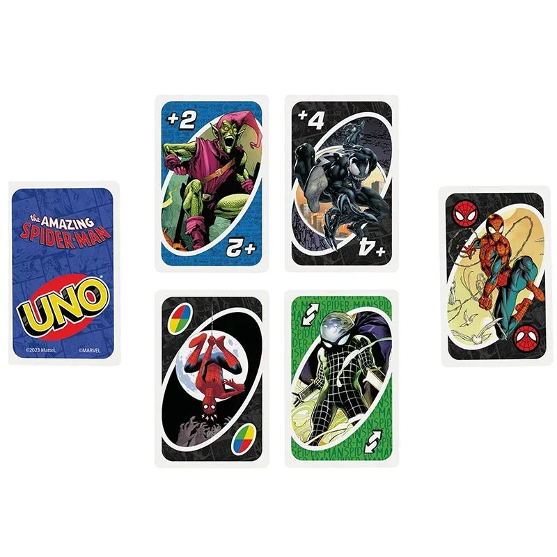 Spider-Man UNO Mickey Mouse Game Board Stitch NARUTO UNO Cards Table Family Party Boardgame Funny Friends Entertainment Poker