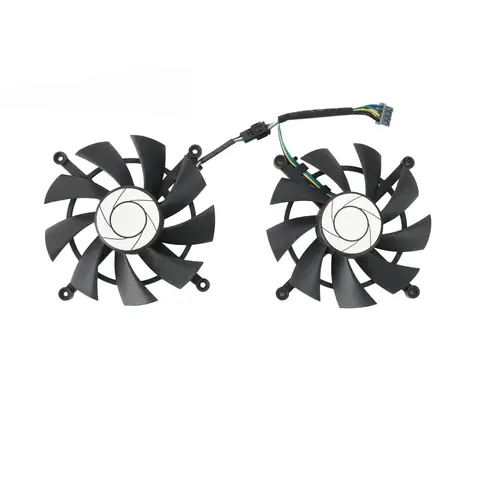 2 pz/set, ventola della scheda grafica, HA9015H12SC-Z, raffreddamento delle schede Video, per MSI RTX 3070 LHR 8GB Twin Fan OC,MSI RTX 3060ti LHR 8GB Twin Fan OC