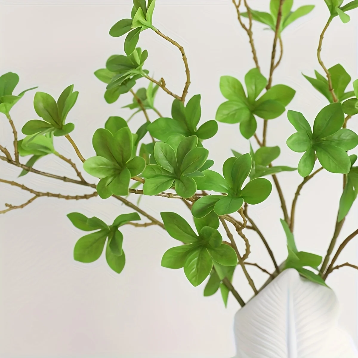 3 stücke, simulierte Grünpflanzen, Wohnzimmer blumen dekorationen, Esstisch dekorationen mit gefälschten Blättern, simulierte Blume – Detail 4