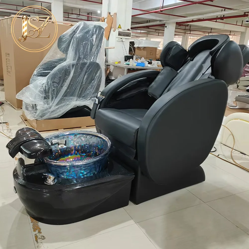 

Multiflow Pipeless Foot Massage Chair Drain Pump Type Commercial Salon Pedicure Seat