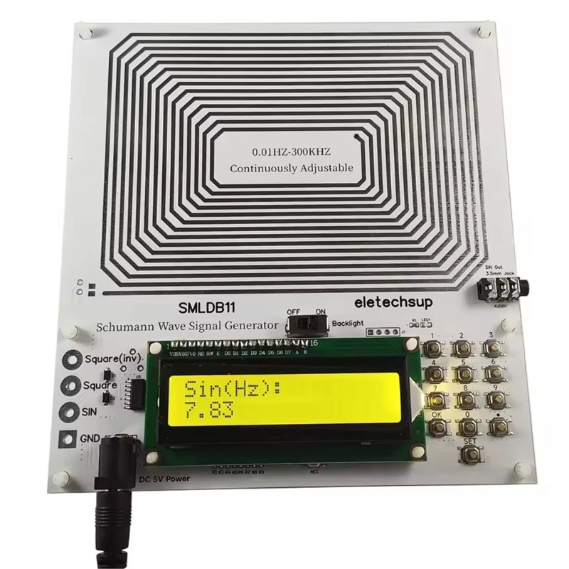 Adjustable Generator 0.1-100000Hz 7.83Hz Schumann Resonance Low Frequency