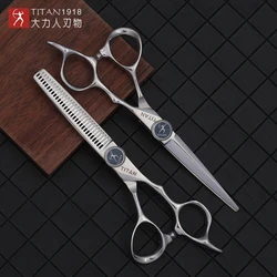 Titan Professional 6 inch 6.5 Hair Scissors Thinning Cutting Barber Hair Shears Scissor Hairdressing Scissors