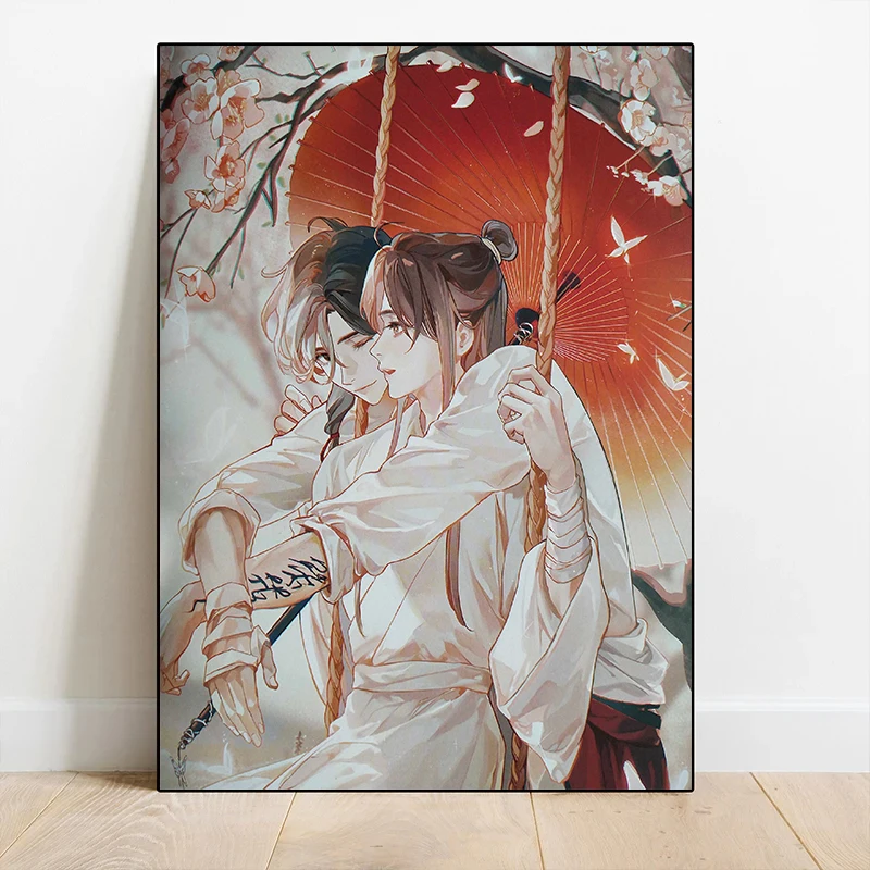 Hot Anime Tian Guan Ci Fu Posters H-Heaven-Officials-BlessingS Canvas Printing Wall Art Picture for Gaming Room Home Decor Gifts