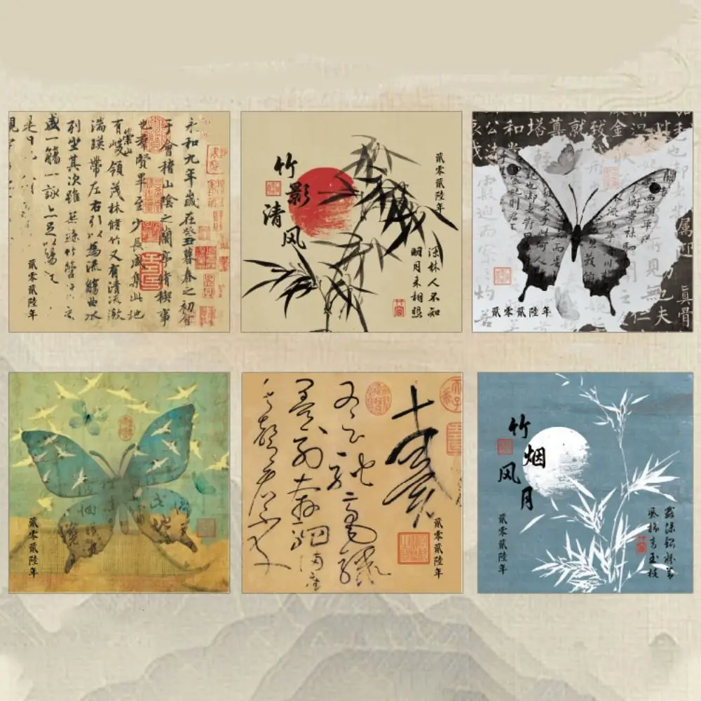 Month Date Display 2026 Mini Desk Calendar Ink Wash Painting Chinese Style Horse Year Calendar Coil Binding Solid Color