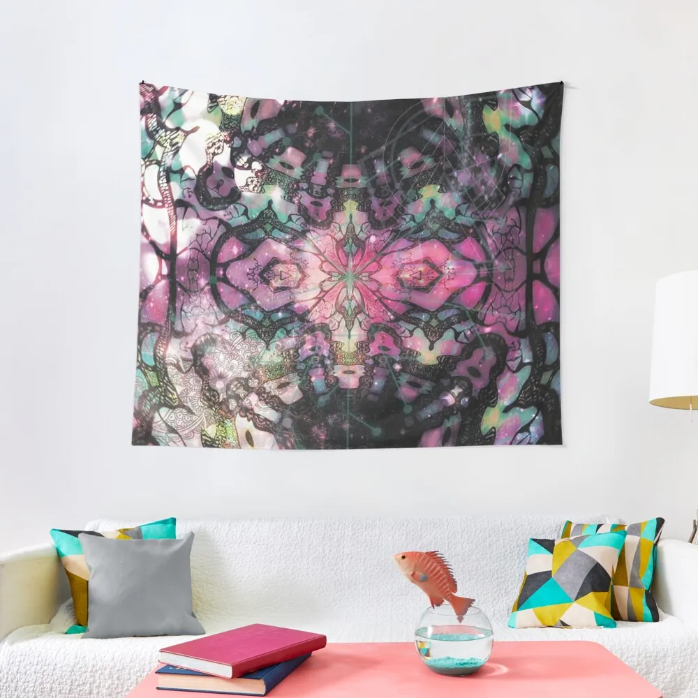 

Mystical Psychedelic Abstract Sparkle Pattern Tapestry Room Aesthetic House Decoration Decorations For Room Wallpaper Tapestry