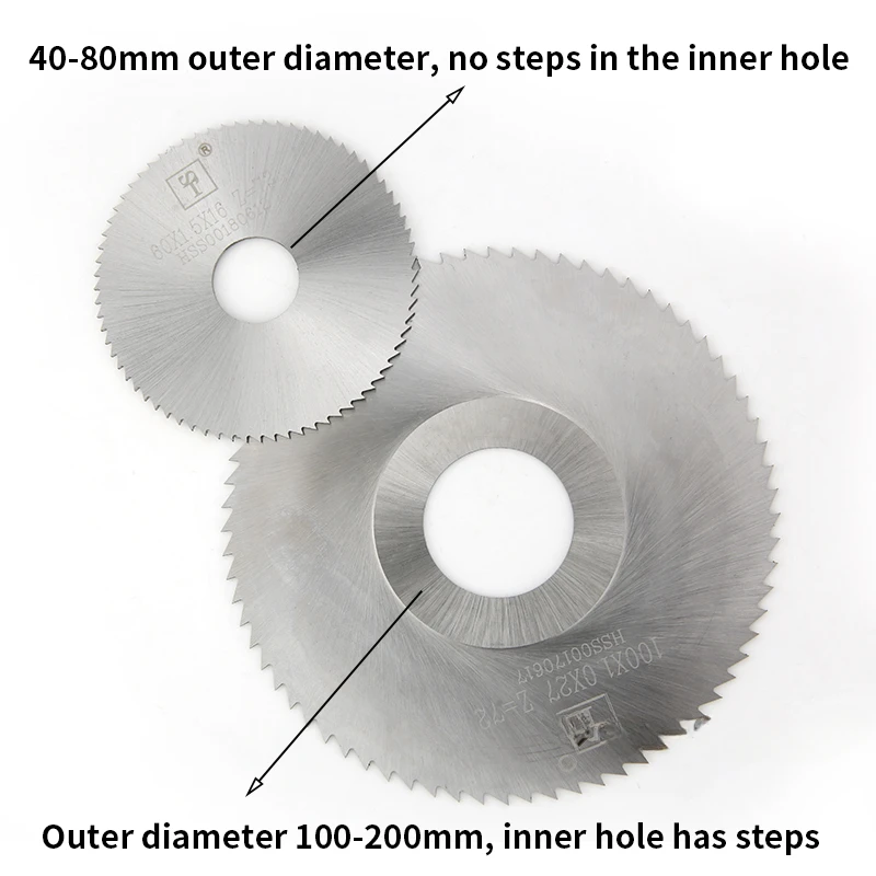 Imagem -03 - Hss Que Trituram a Lâmina de Serra Circular Entalhando o Cortador 40 mm 50 mm 60 mm 63 mm 75 mm 80 mm 100 mm 125 mm
