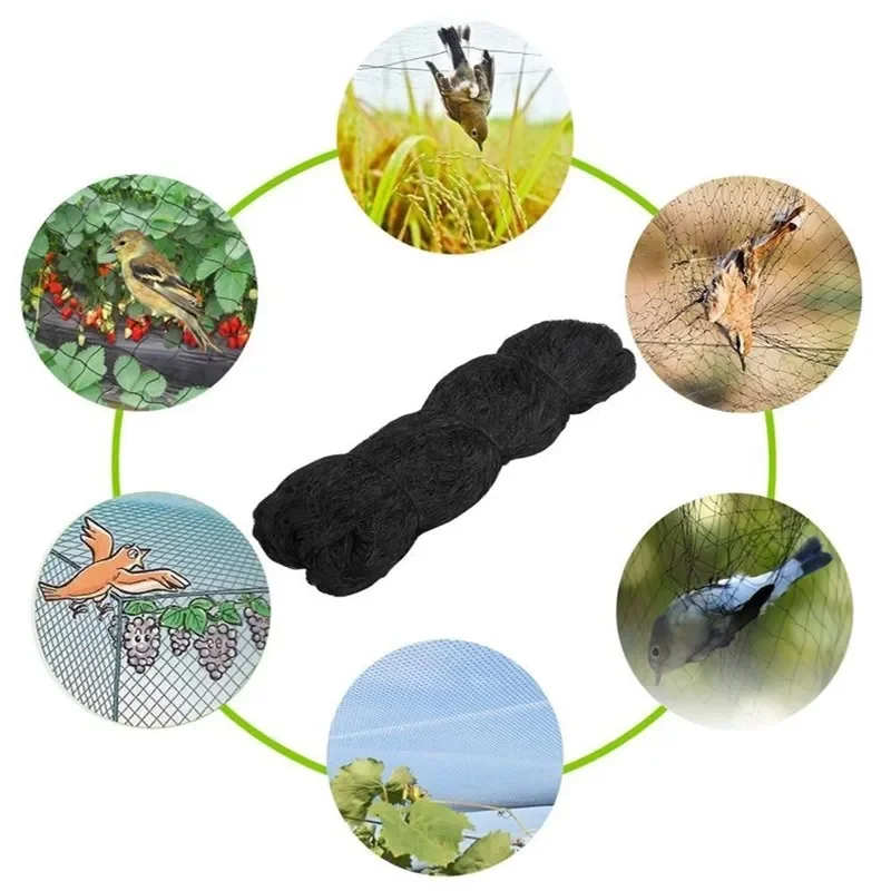 

YTYIN 1pcs 4/6/10/16/20/30x2/3/5m Anti Bird Protect Tree Net Fruit Crop Plant Garden Pond Netting Mesh Fly Trap Orchard Anti-bi