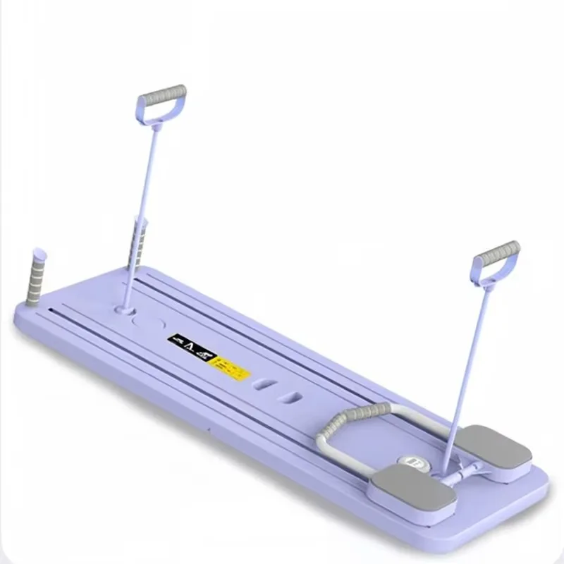 Wholesale Multifunctional Foldable Prone Board Sets Fitness Training Board Foldable Pilates Board AB wheel roller
