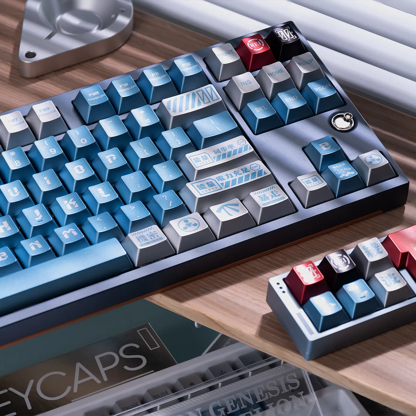 

122 keys EVA Keycaps Metal Texture Keycaps Cherry Profile Dye Sub Anime Games Keycaps for DIY MX Switches Mechanical Keyboard