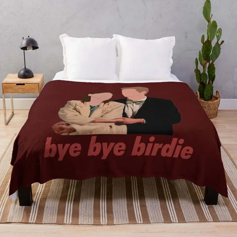 Bye bye birdie Throw Blanket Warm halloween Blankets