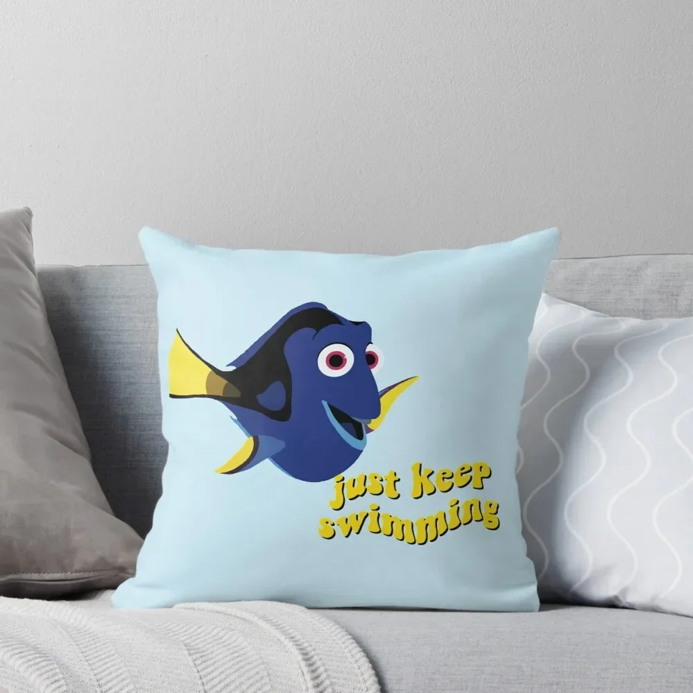 Dory Just Keep Swimming Throw Pillow Cushion Child Pillow Case Christmas Pillow