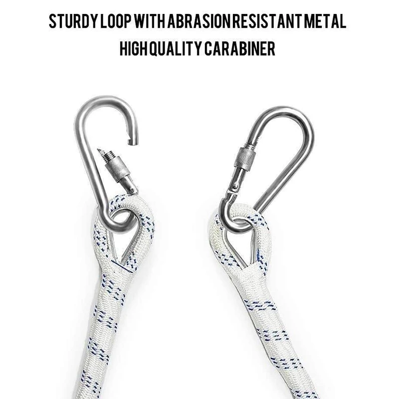 5M Flexible Ladder Rope Ladder Isolated Rock Climbing Anti-Skid Engineering Rope Ladder Rescue ladder para trabalhar em altura